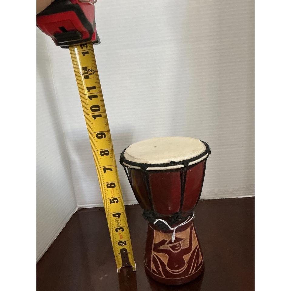 Hand Made Carved Mini Djembe A6a3 7