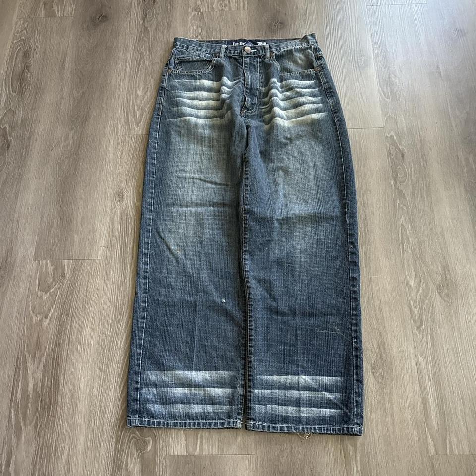 Vintage Y2k Baggy Denim Jeans D5ba