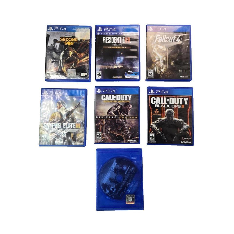 Playstation 4 Lot Of 7 581b