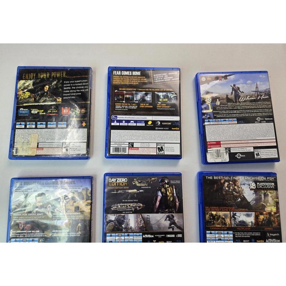 Playstation 4 Lot Of 7 581b 5