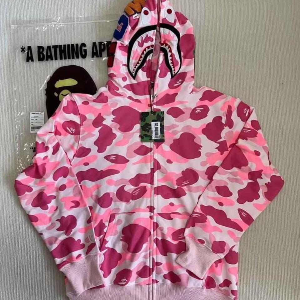 Bape Pink Camo Shark Full 0e66