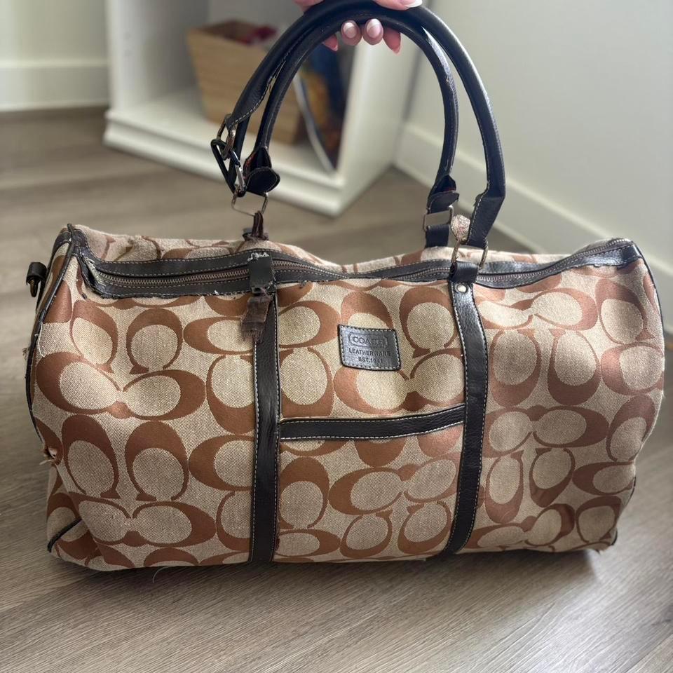 Vintage Coach Brown And Tan 0423 7