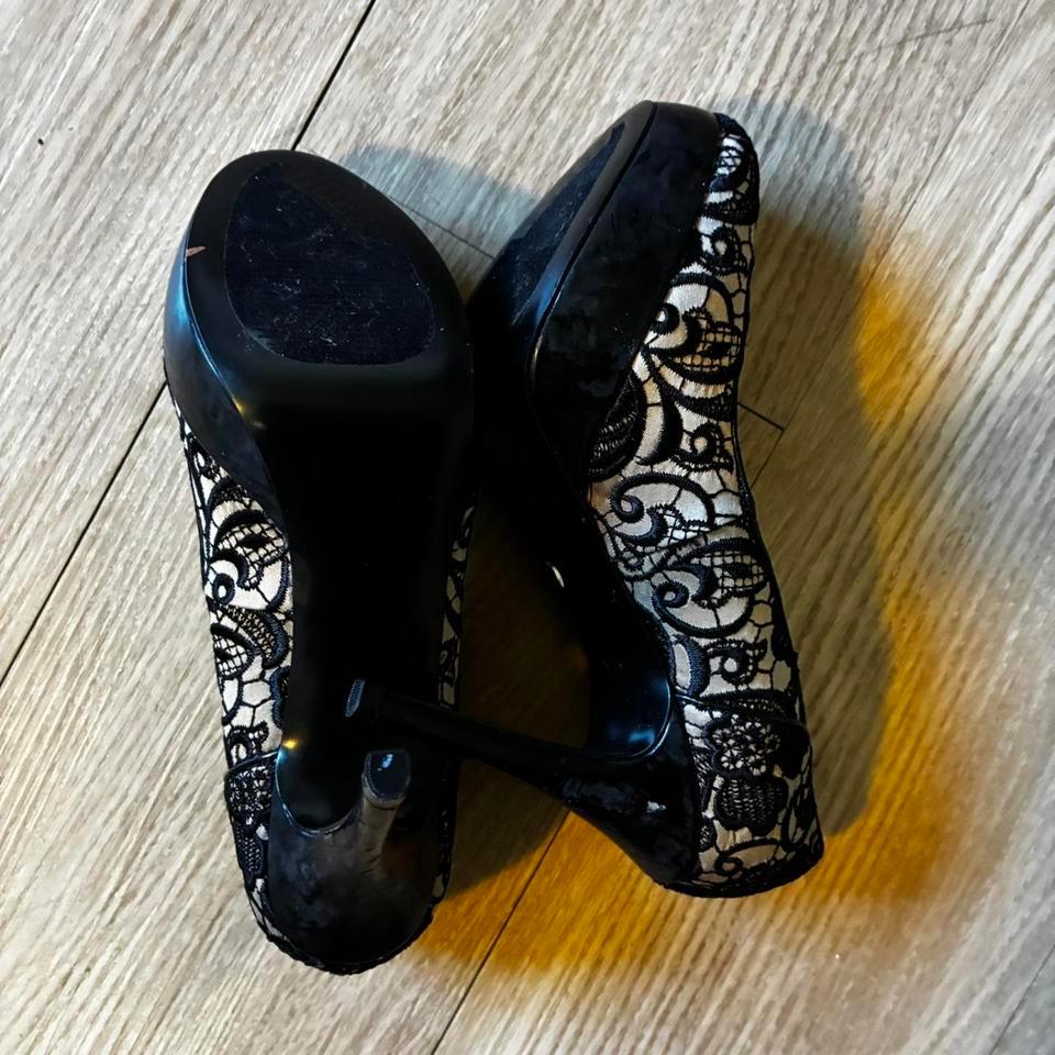 Vintage Guess Lace Heels 169a 5