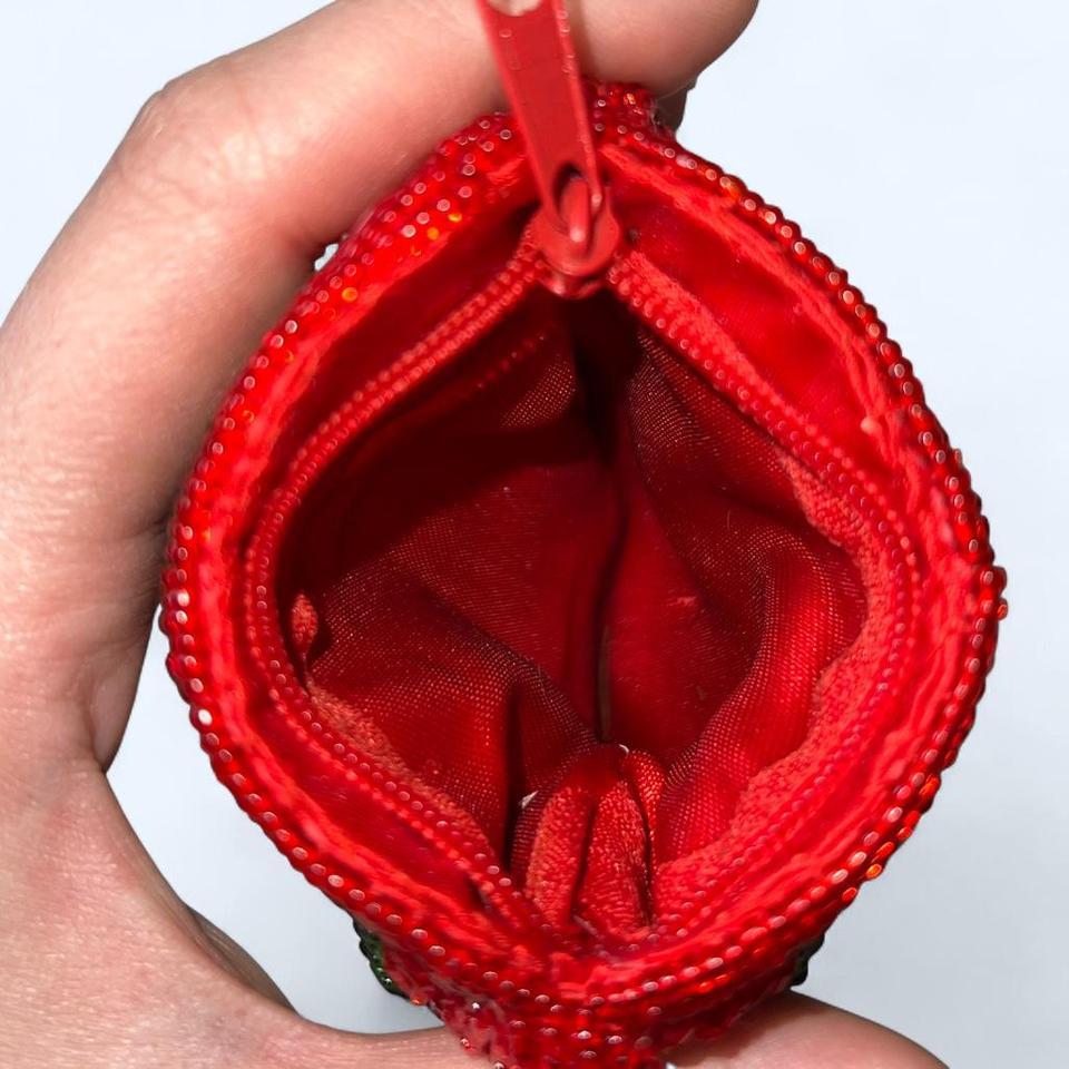 Beaded Apple Coin Purse The A3de 3