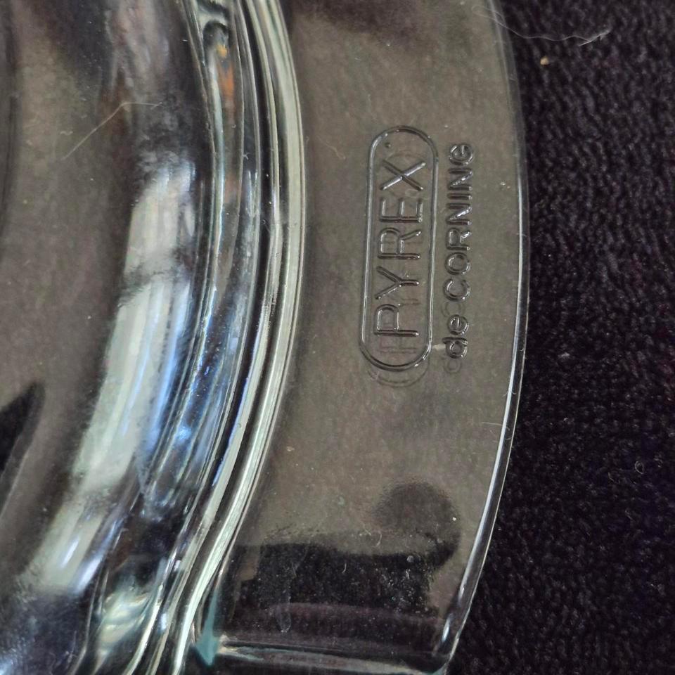 Pyrex France Clear Blue Tint C353 6