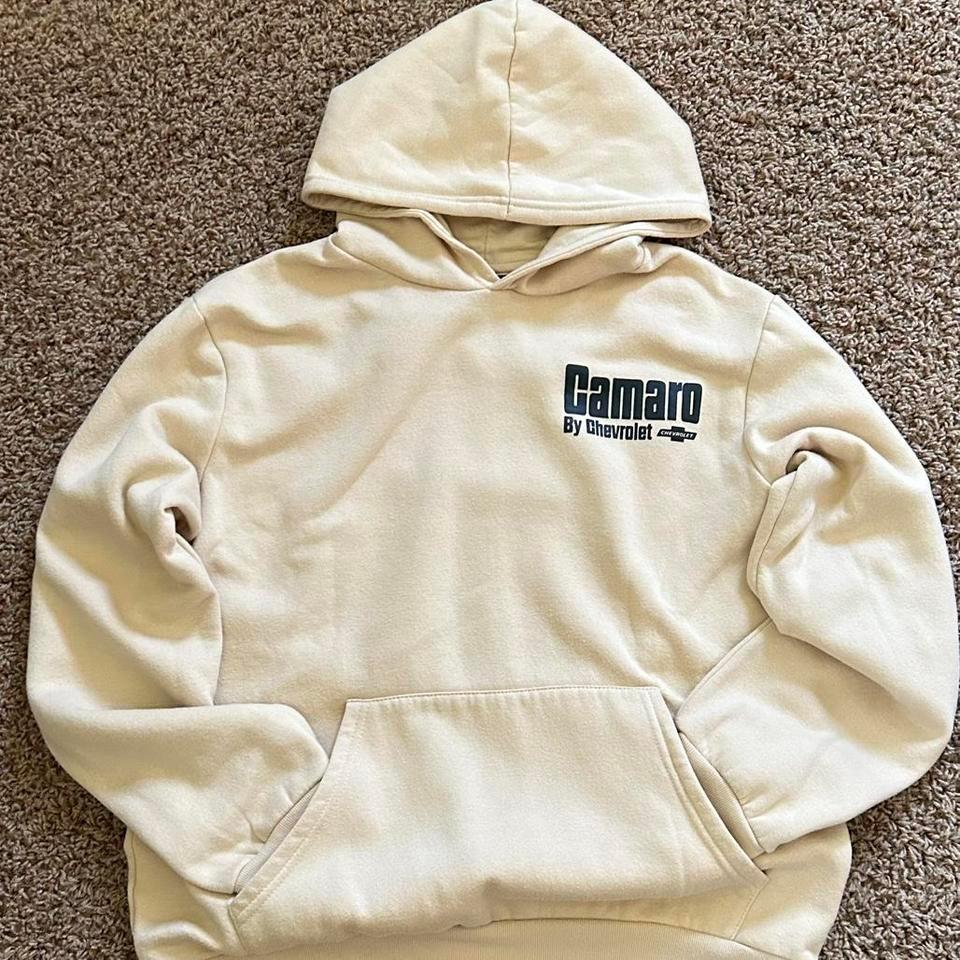 Cream Vintage Camaro Hoodie Open A0dc