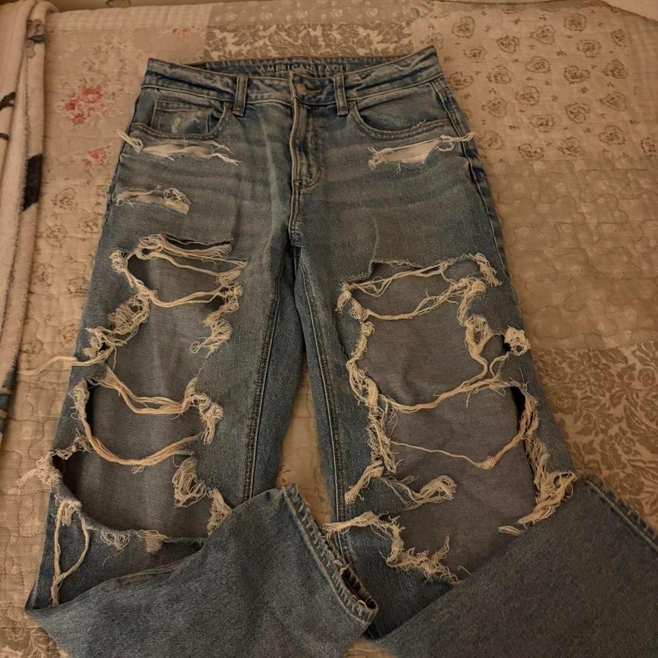 American Eagle Distressed Blue Jeans Ef06 2