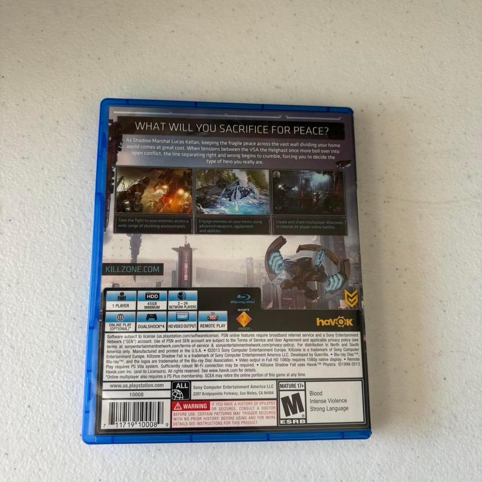 Sony Playstation 4 Killzone Shadow F3fe 3
