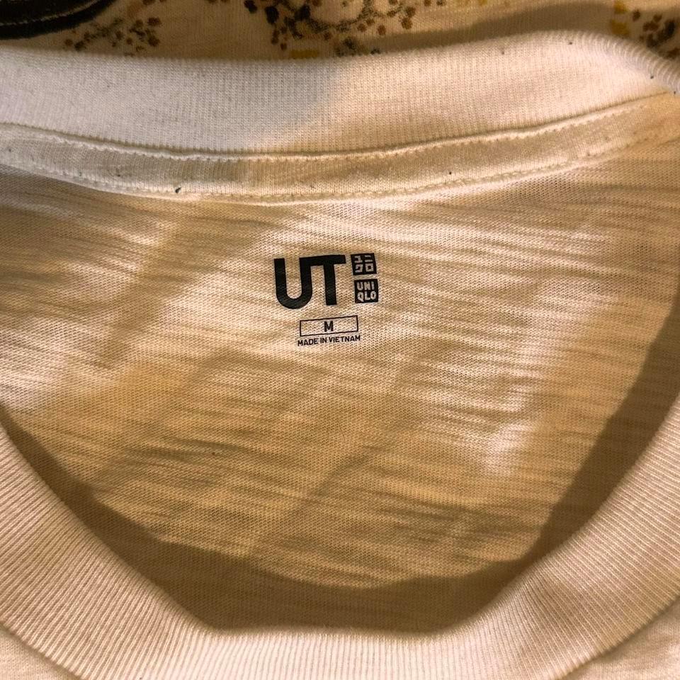 Uniqlo Cream Rooster T Shirt Size 3