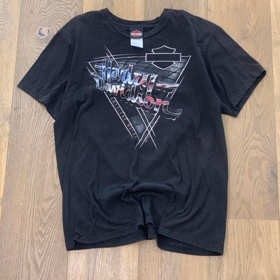 Harley Davidson Black T Shirt With A056