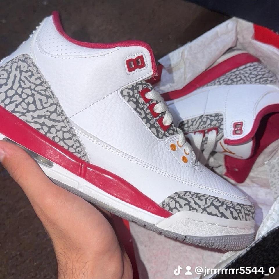 Size 7 Jordan 3 White Aaae