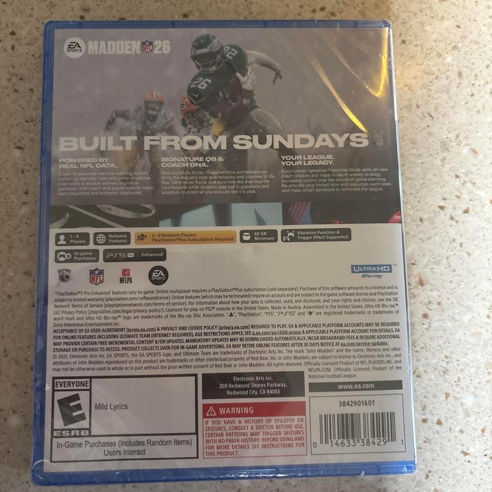 Madden Nfl 26 Ps5 Game Cb43 2