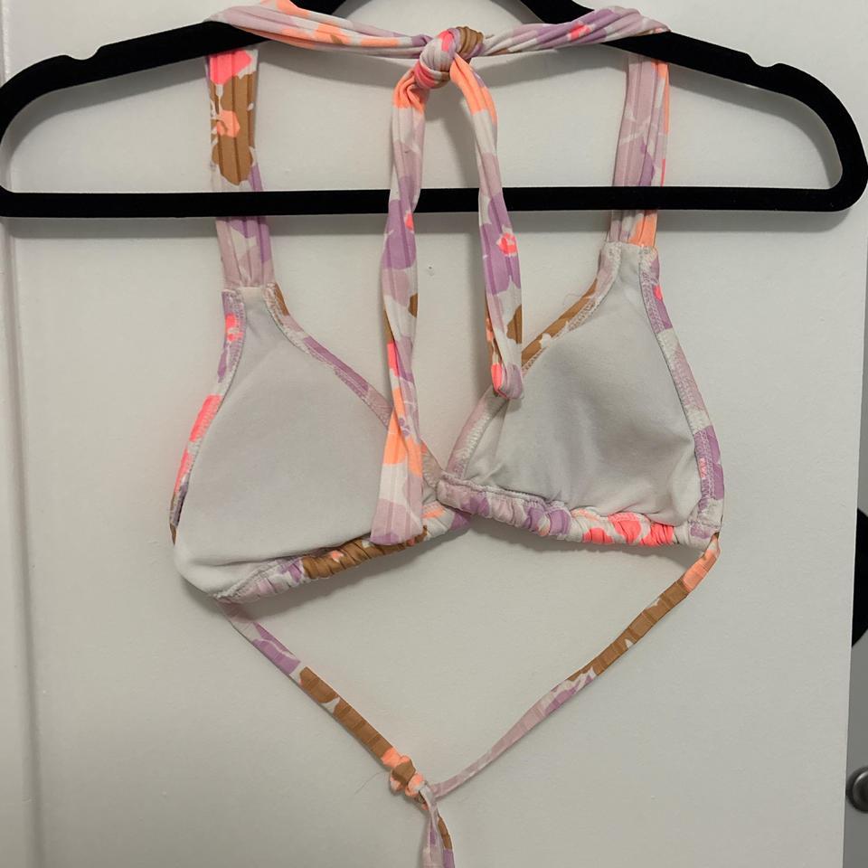 Multicoloured Tropical Bikini Top With C5dc 2