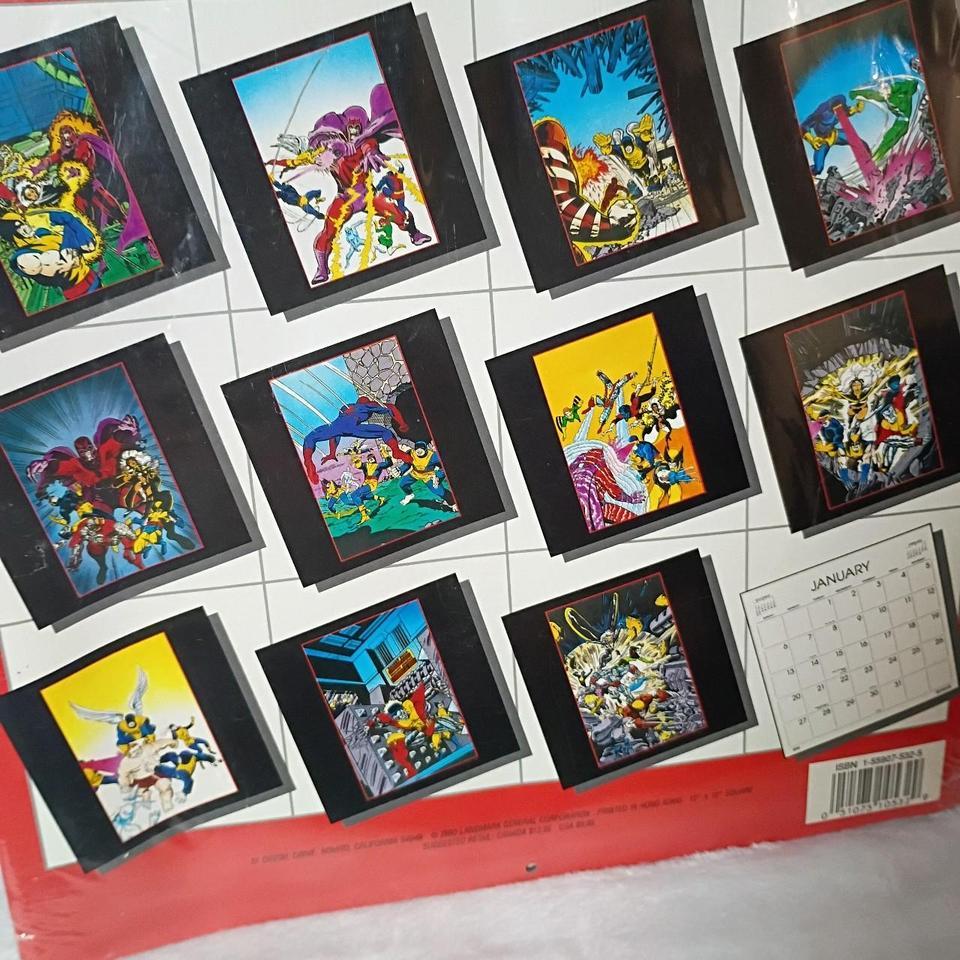 1991 X Men Marvel Comics Calendar Ad6d 5