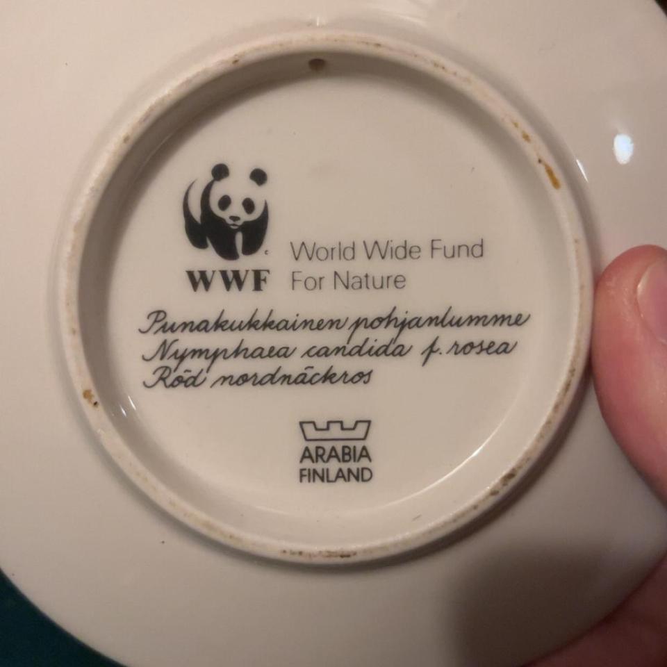 Wwf Water Lily Plate Waterlily 8d1d 2