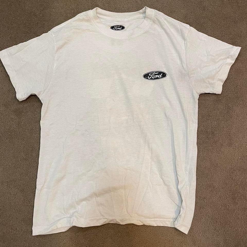 Ford Mustang White T Shirt Small Be6f