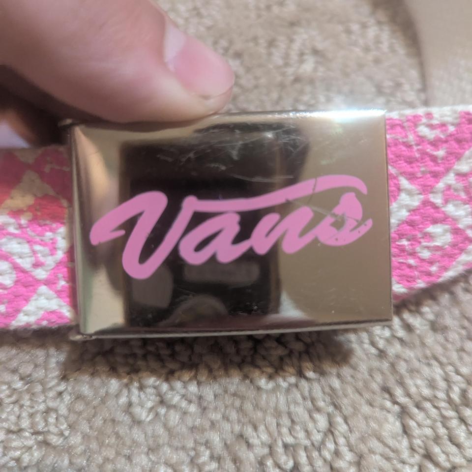 Vintage Vans Skull Belt Pink 2