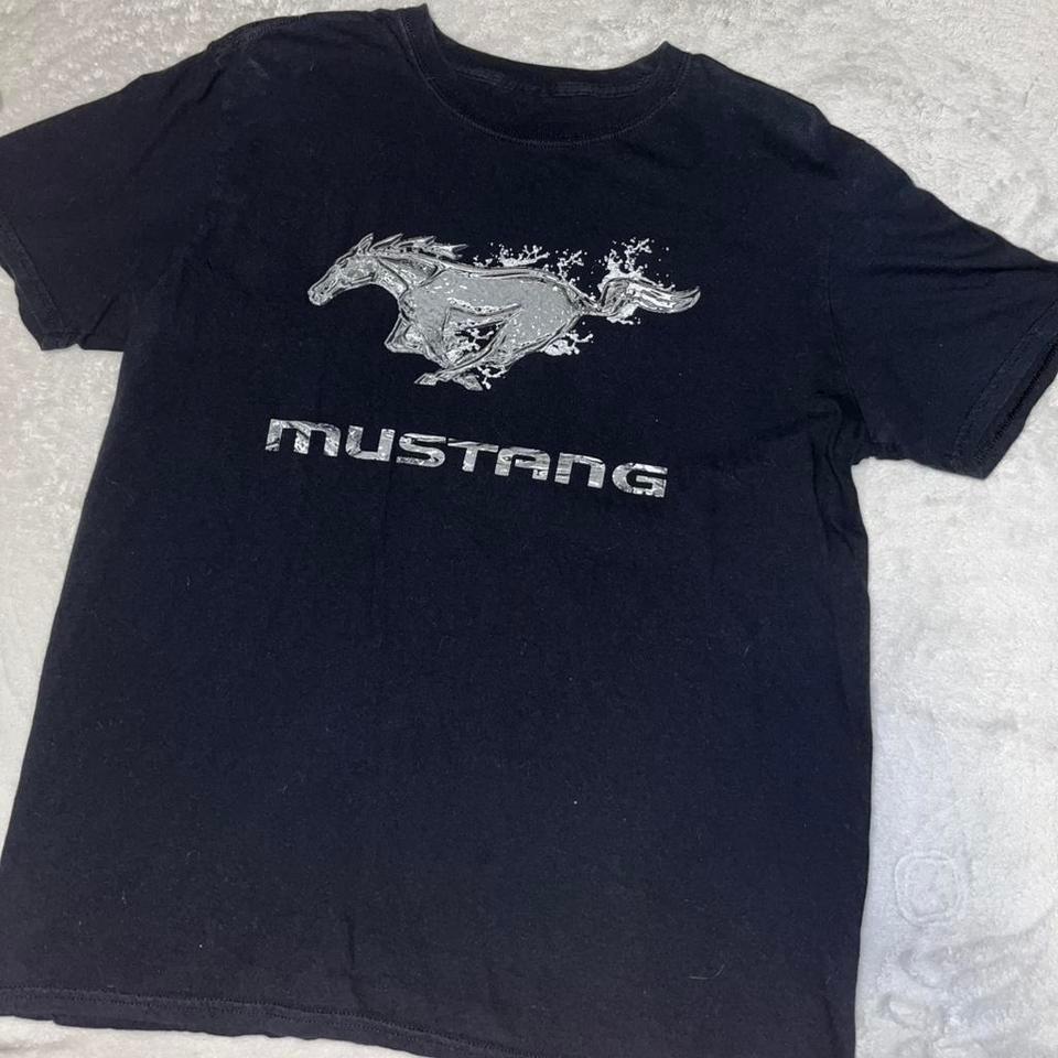 Black Ford Mustang T Shirt Size 68d6