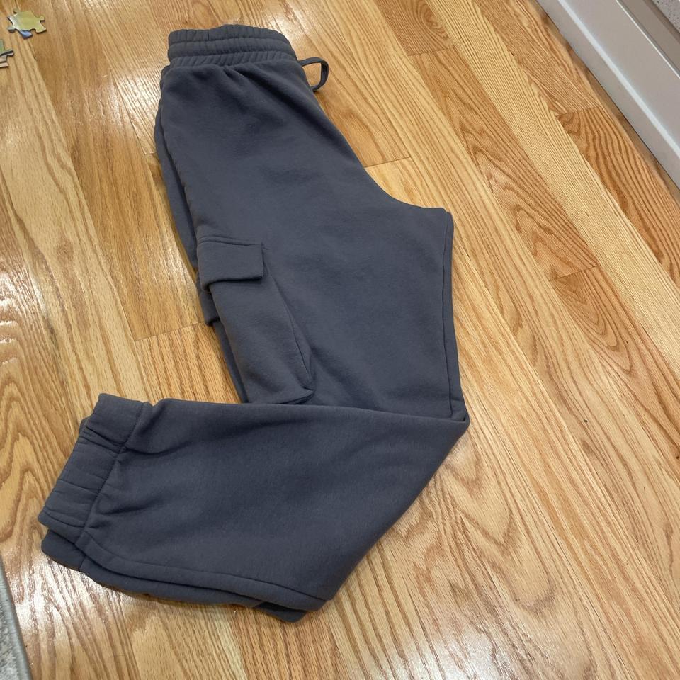 Zara Grey Cargo Sweatpants Cargo 4