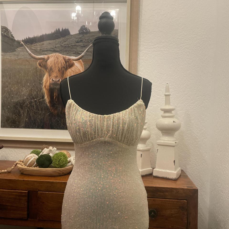 Sparkly Sequence Off White Mini 2