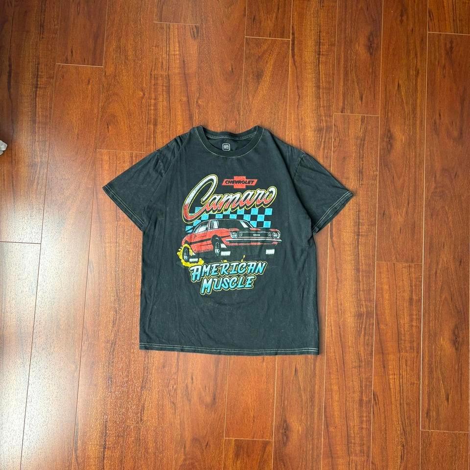 Chevrolet Camaro Black Cotton T Shirt 5afd