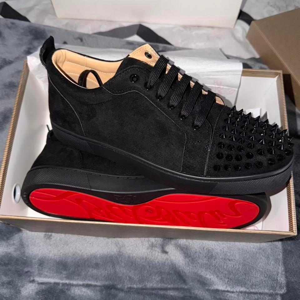 Christian Louboutin Black Suede Samenext 9237 4