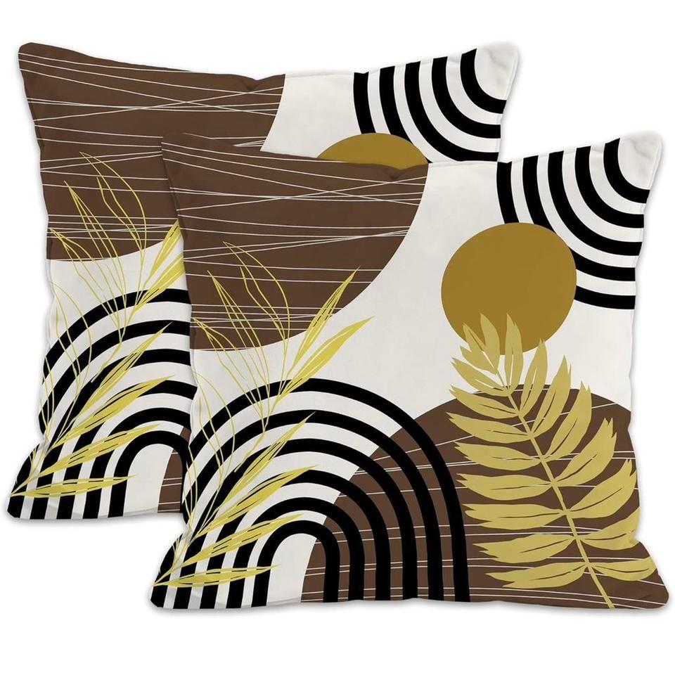 Boho Throw Pillow Covers Set 3afa