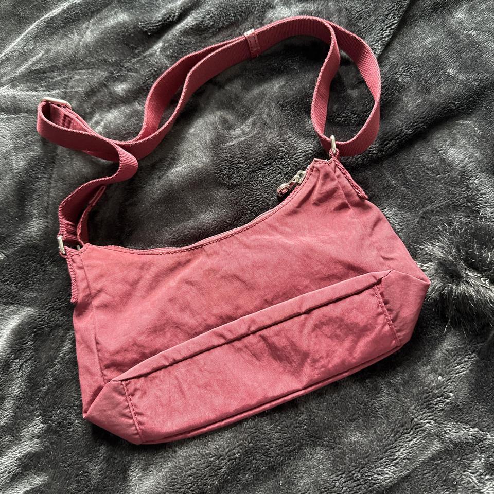 Burgundy Kipling Crossbody Bag With 2