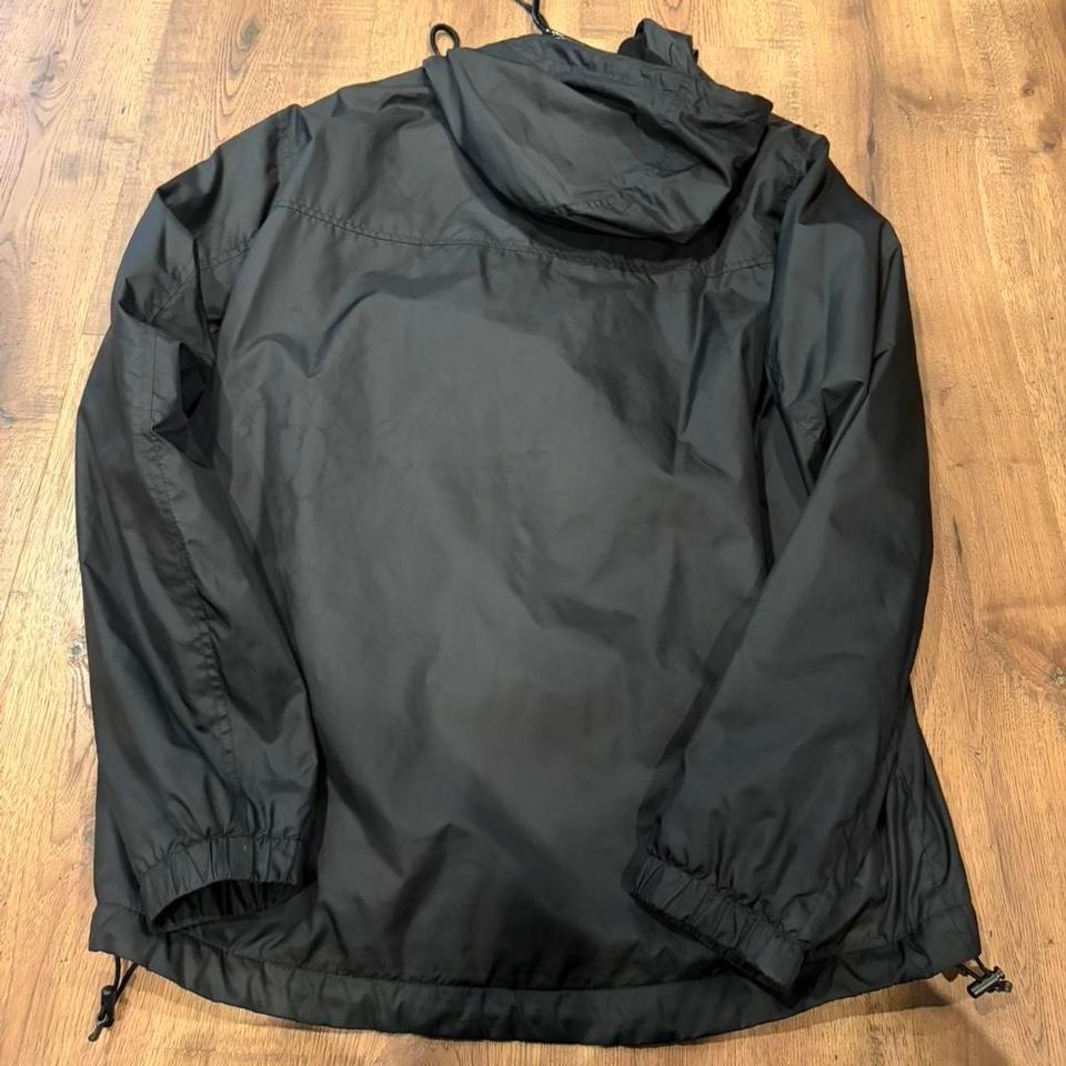 Black Lightweight Waterproof Windbreaker Jacket 4