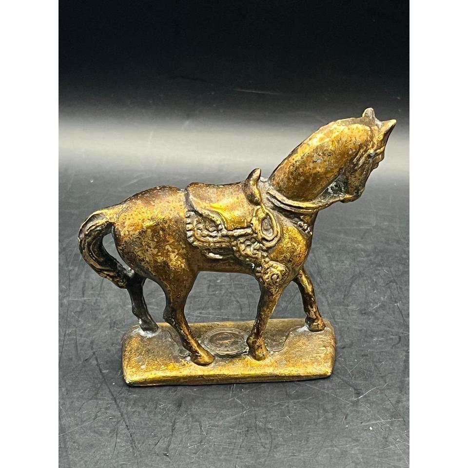 Vtg Brass Horse Figurine Statue B890 5