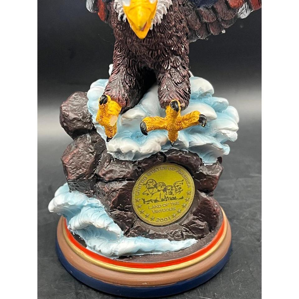 Bradford Exchange Collectible Resin Eagle 8def 3