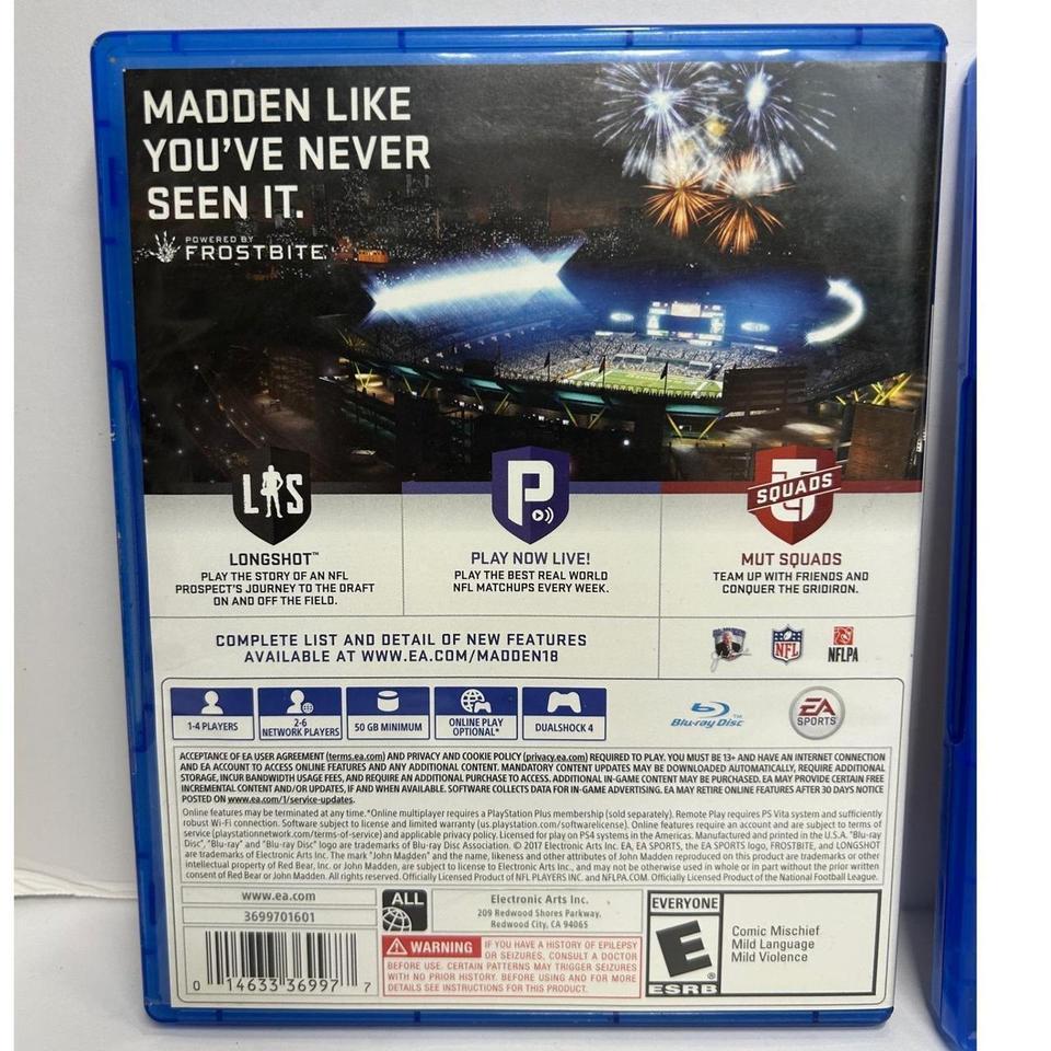 Ps4 Madden 18 Madden 19 4e76 6