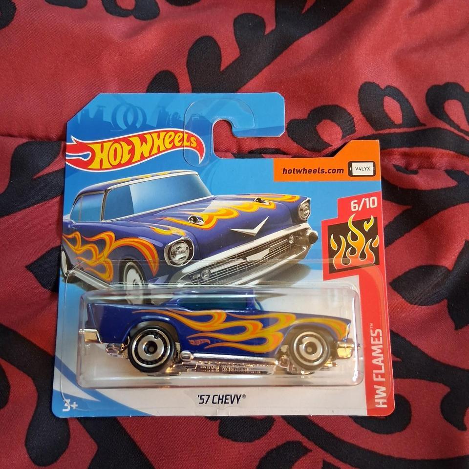 Hot Wheels 57 Chevy Blue 8587