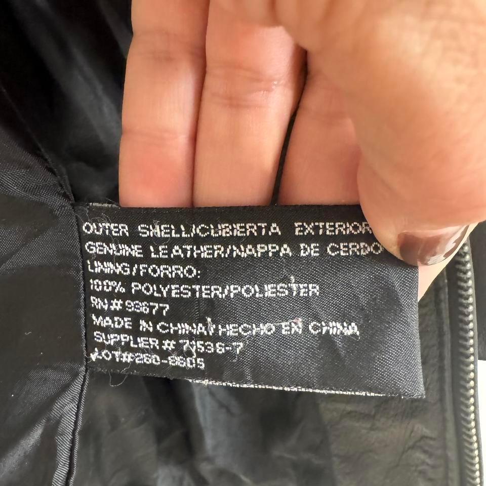 Worthington Leather Coat Womens S 3