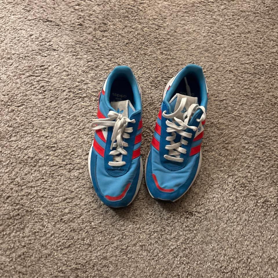 Adidas Blue And Red Trainers E70c 2