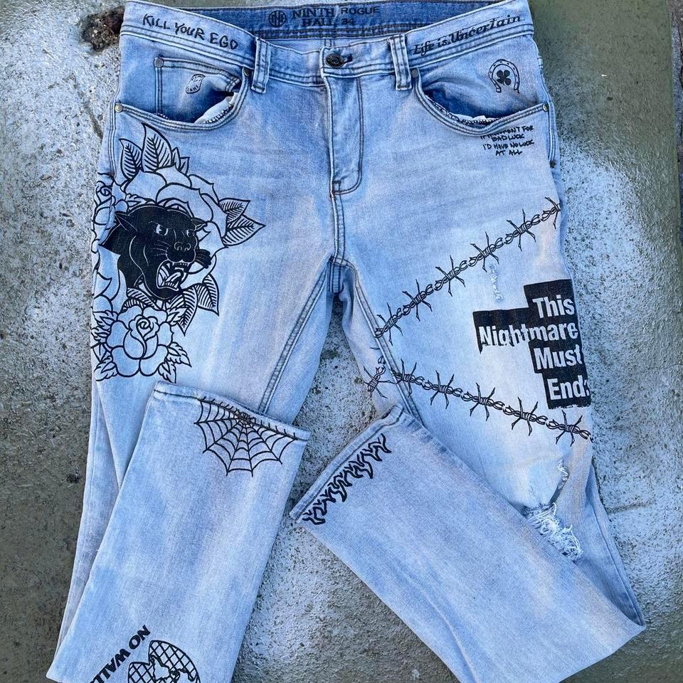 Mens Ninth Rogue Denim Pants 3