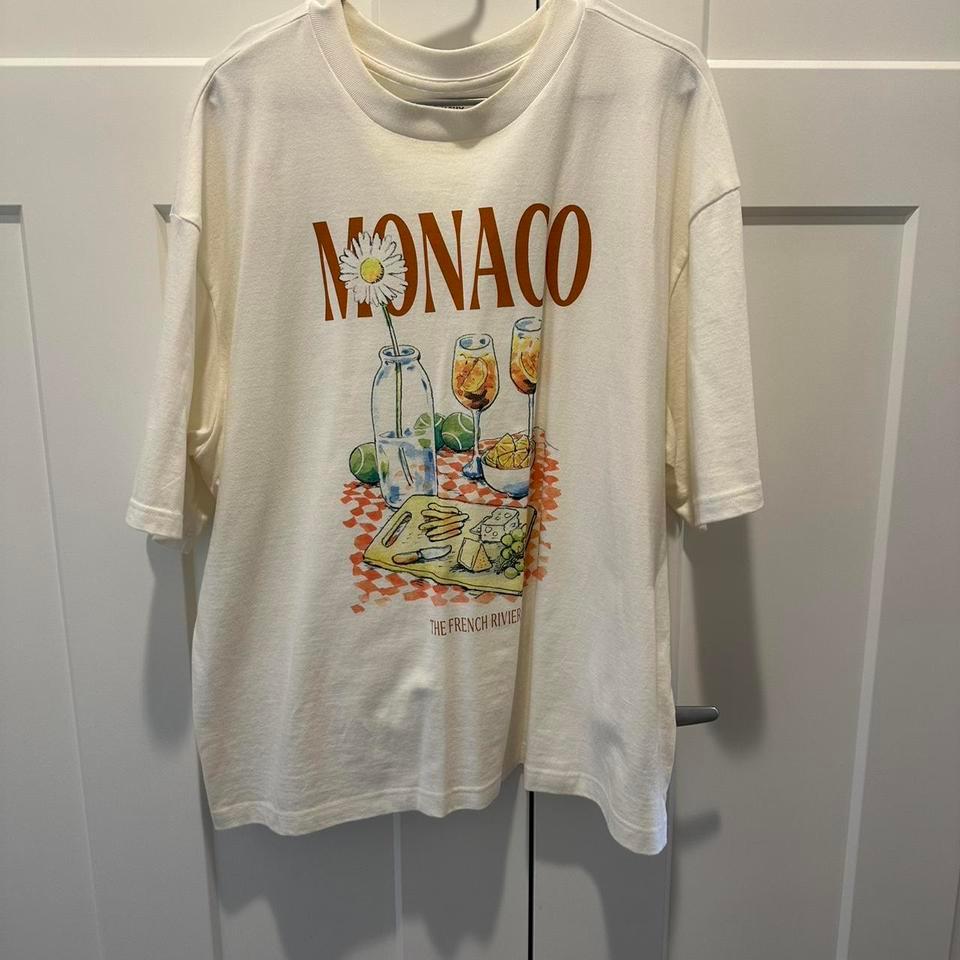 Old Navy White Monaco Graphic C0f3