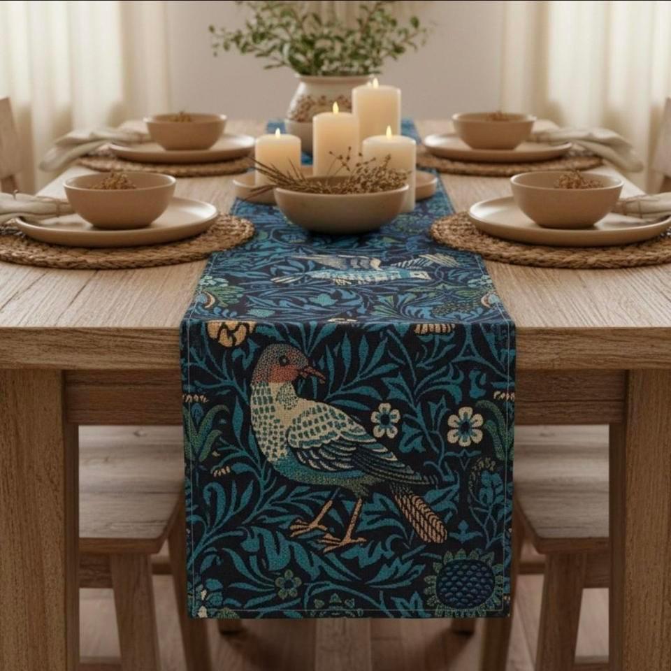 Bohemian Floral Table Runner 3f7a