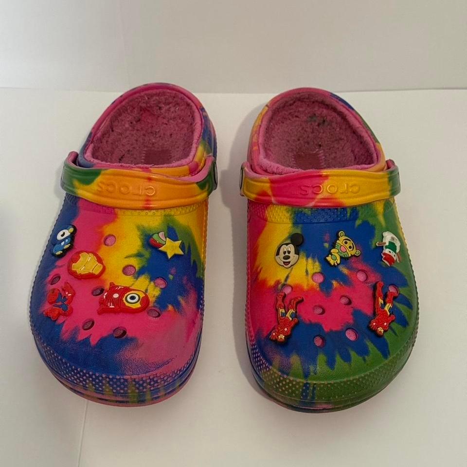 Crocs Classic Lined Tie Dye Clogs