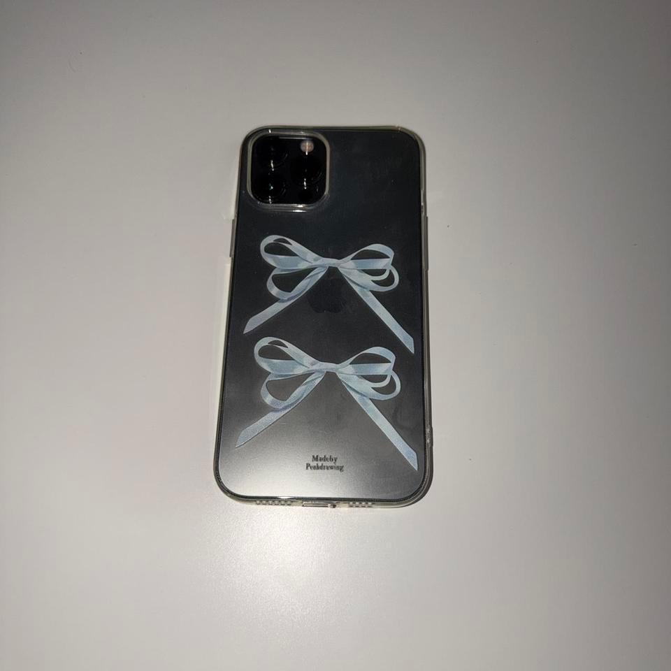Blue Bow Iphone 12 Pro 2