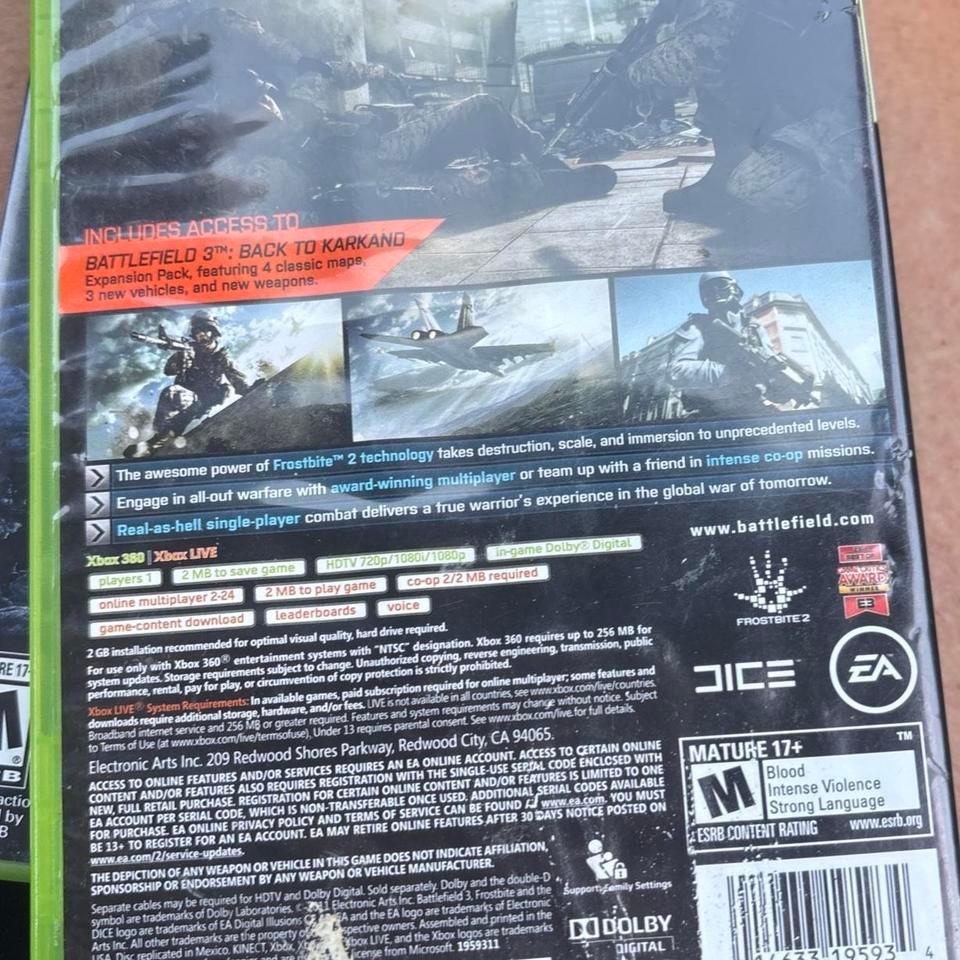 Battlefield 3 Limited Edition Xbox 2