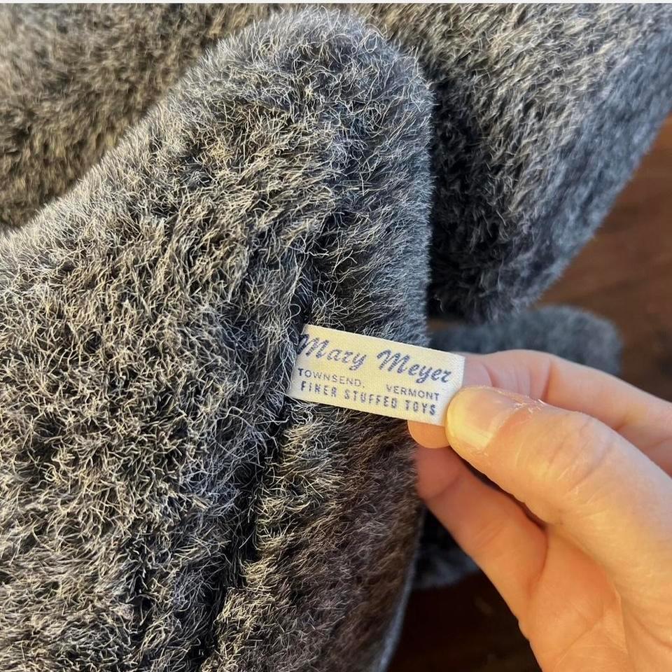 Mary Meyer Grey Stuffed Dog 4568 4