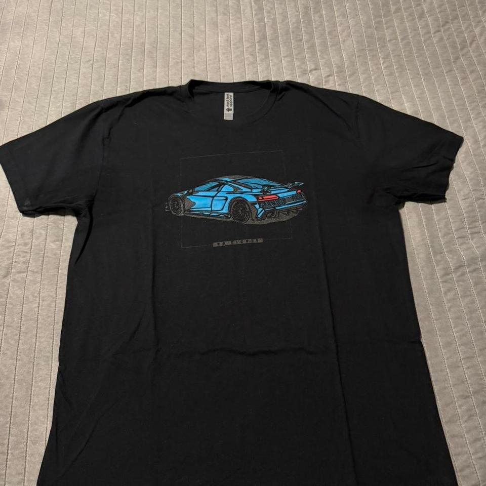 Black Audi R8 Shirt Size 6440