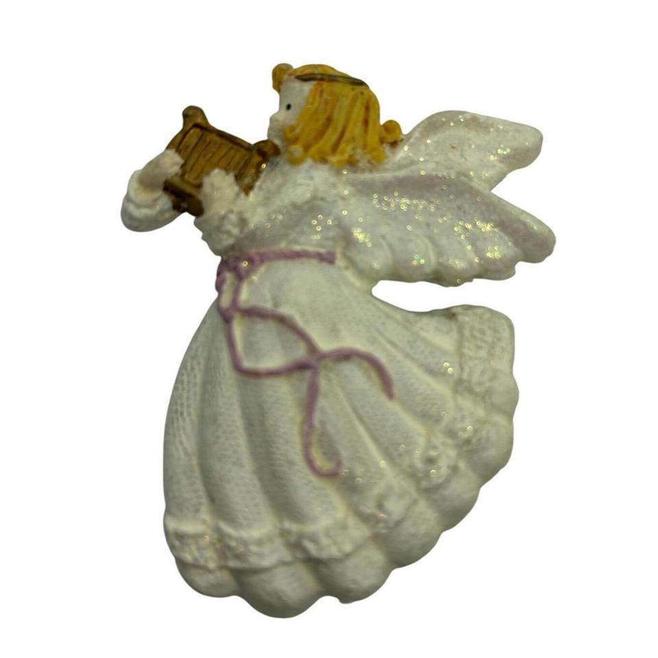 Angel Ornament Harp Player Christmas Dc0a