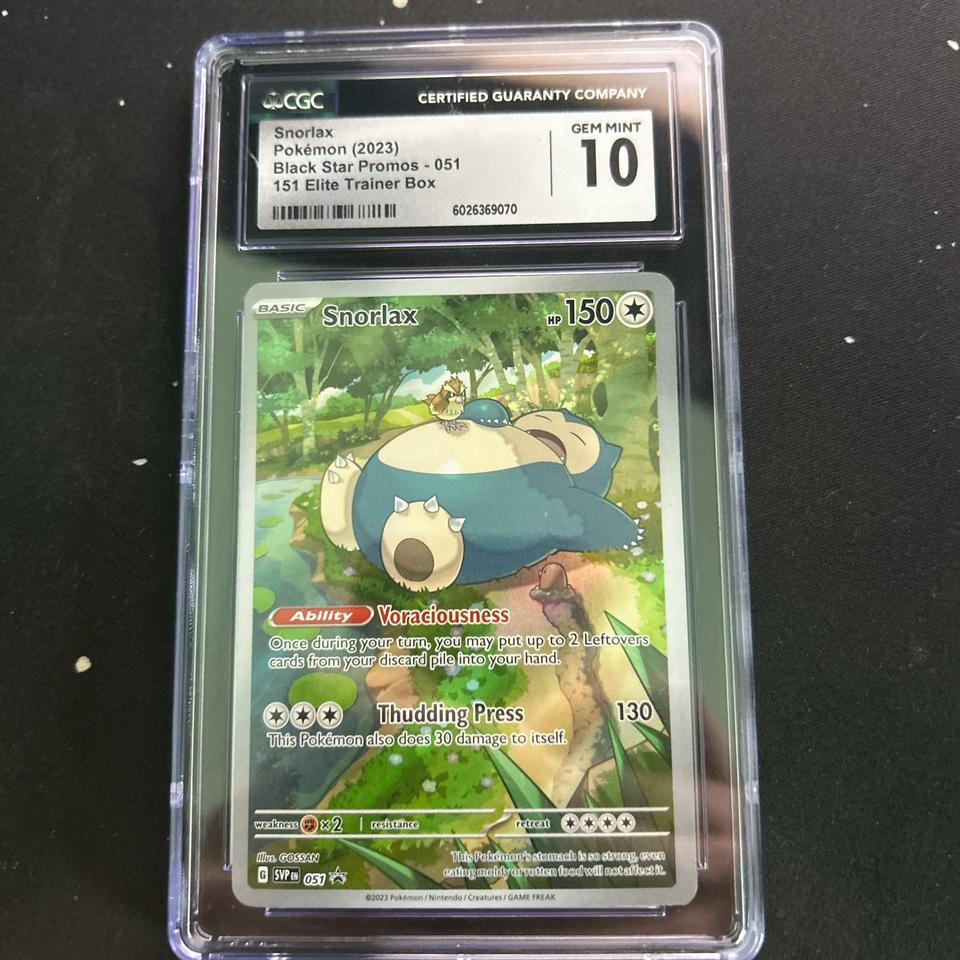 Snorlax Black Star Promo Pokemon