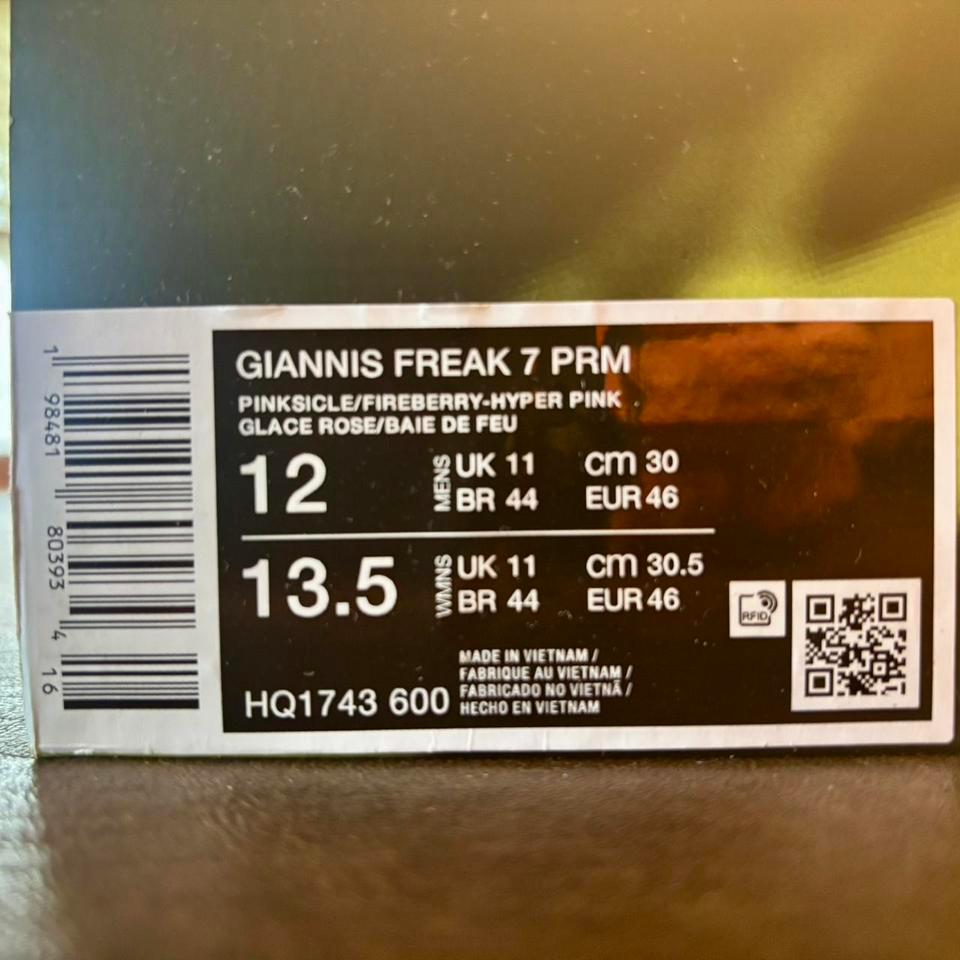 Nike Giannis Freak 7 Size A74b 3