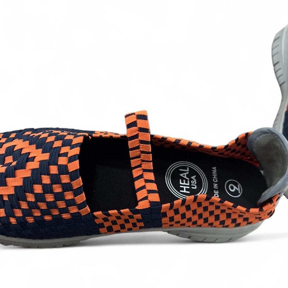 Navy And Orange Woven Slip 6