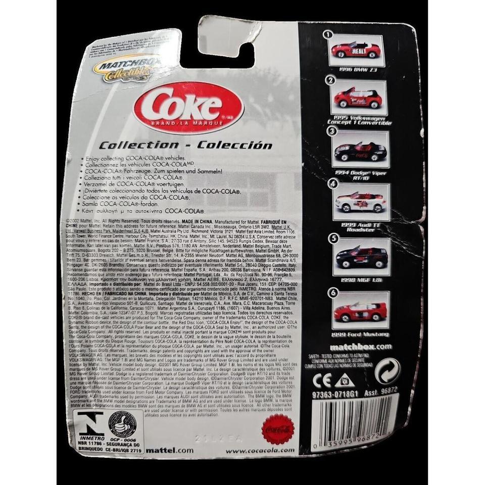 Matchbox Collectibles Cocacola 1996 Bmw 7e99 4