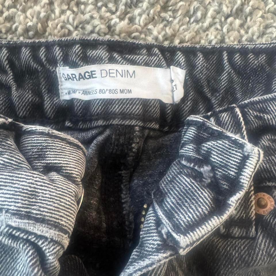 Garage Black Denim Mom Jeans 9a05 2