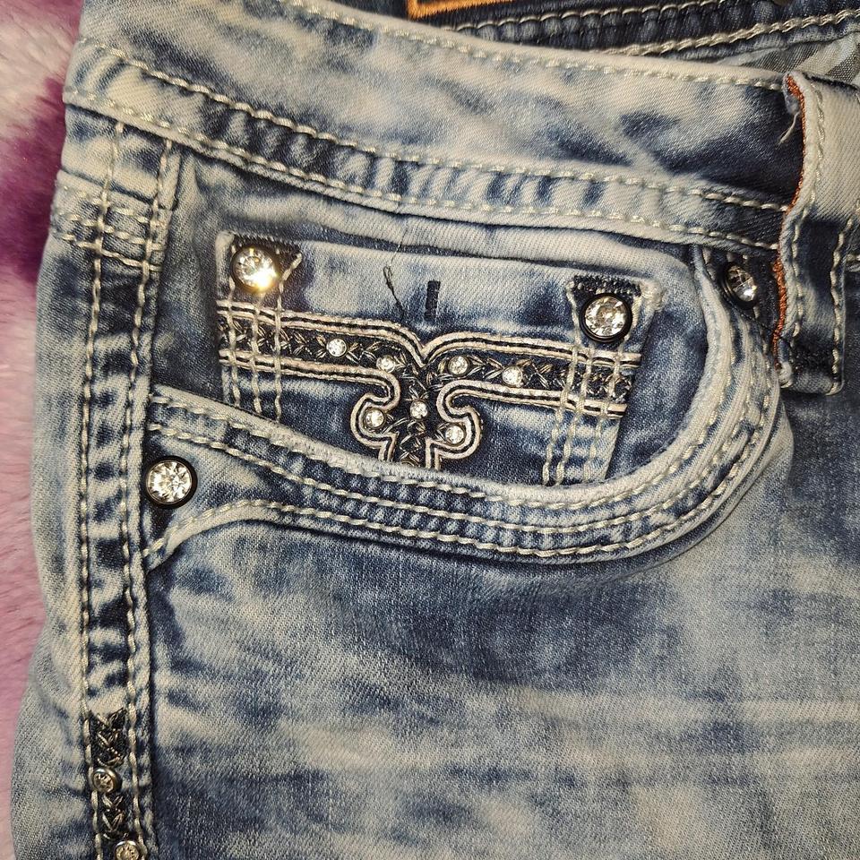 Rock Revival Blue Denim Jeans 3594 4